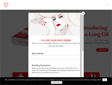 Tablet Screenshot of mederbeauty.com